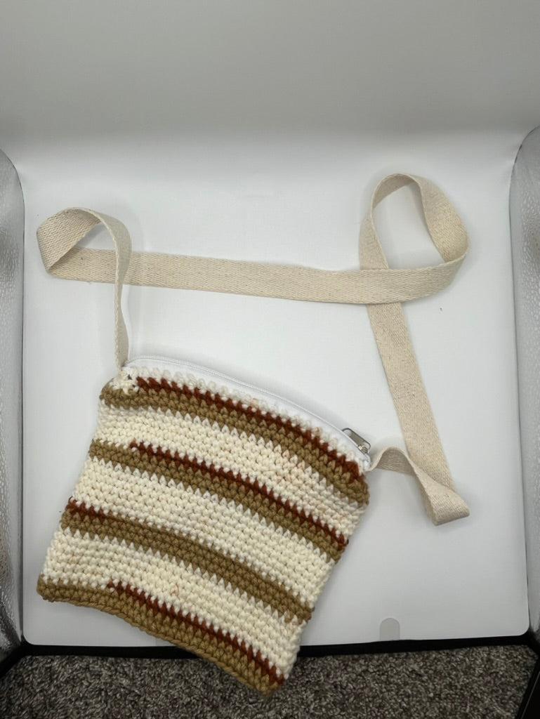 Crochet Small Zipper Bag