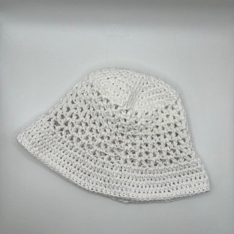 Crochet Mesh bucket hat