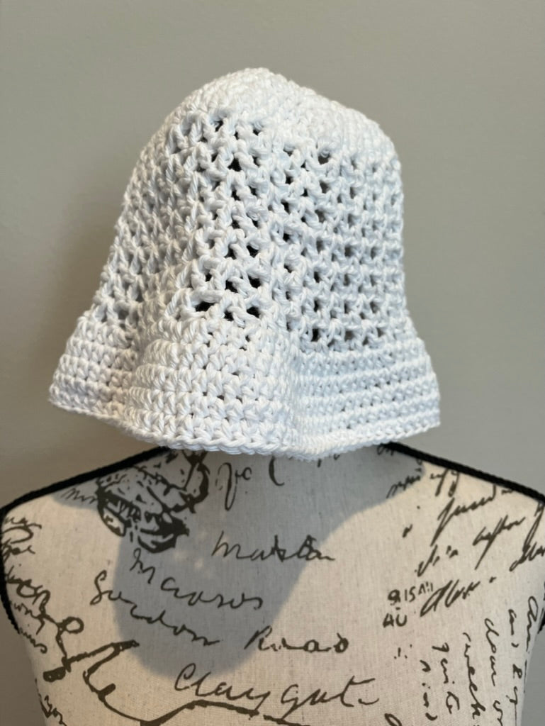 Crochet Mesh bucket hat