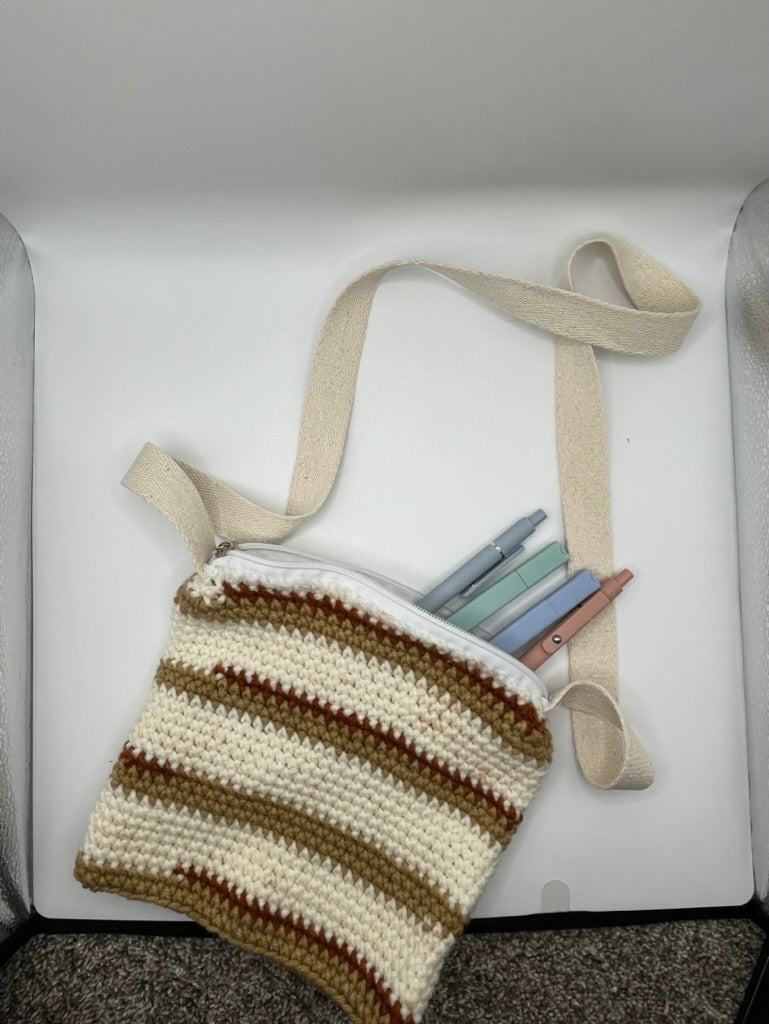 Crochet Small Zipper Bag