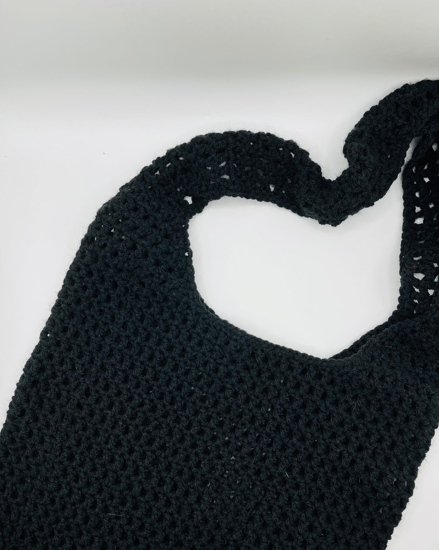 Crochet Pink Mesh Tote Bag