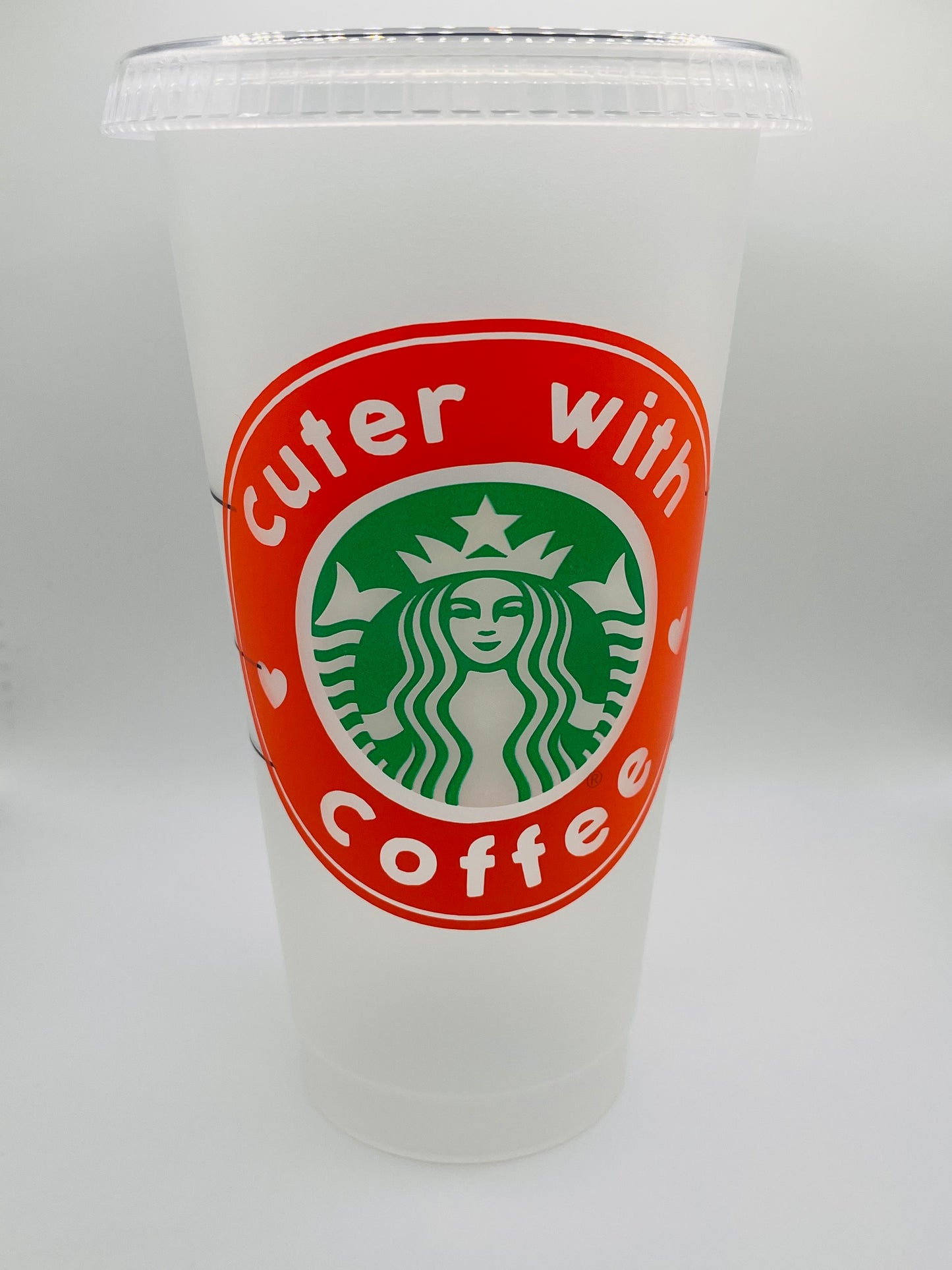 Cuter with coffee Starbucks cup