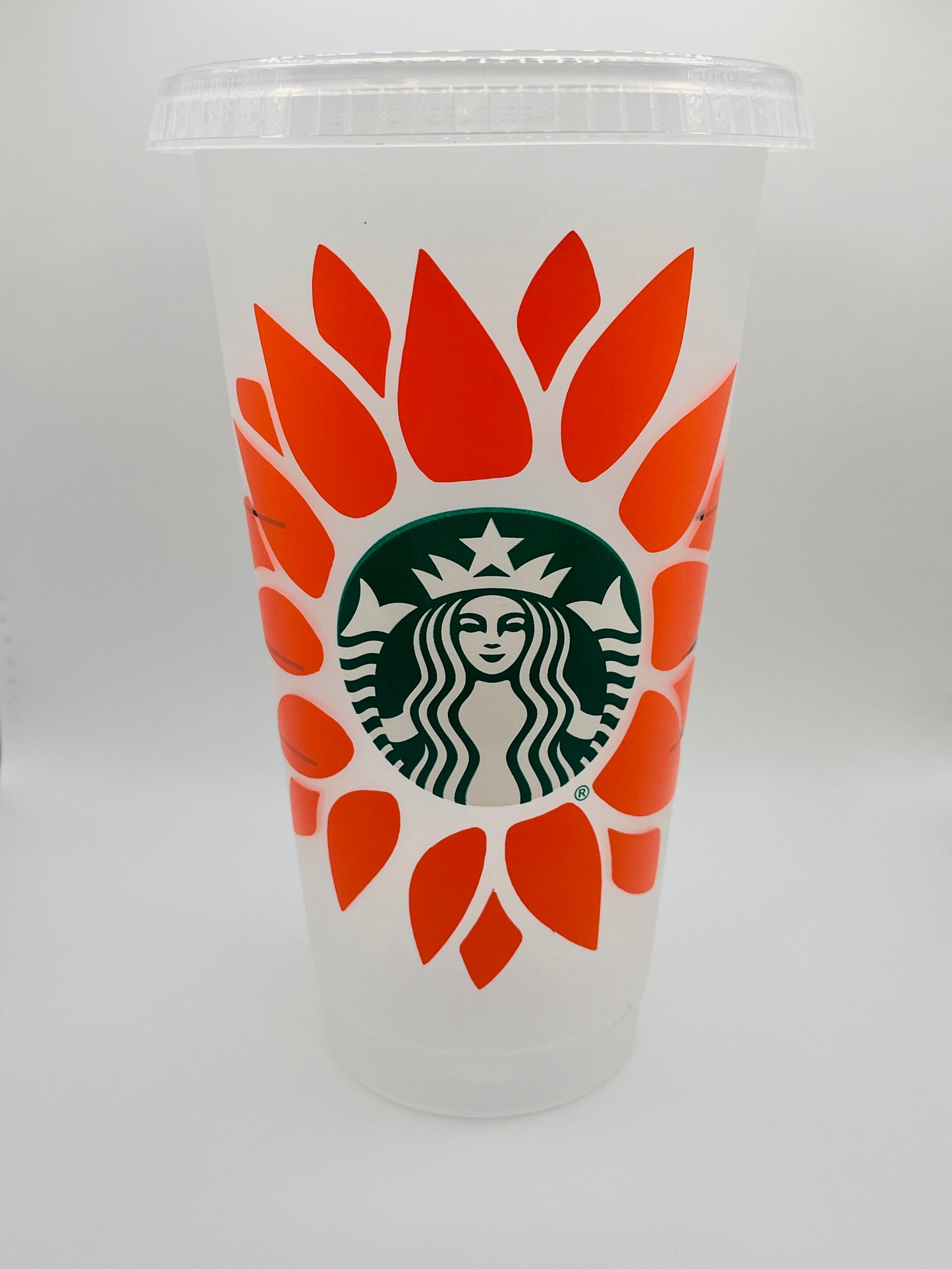 Pink Sunflower Starbucks cup
