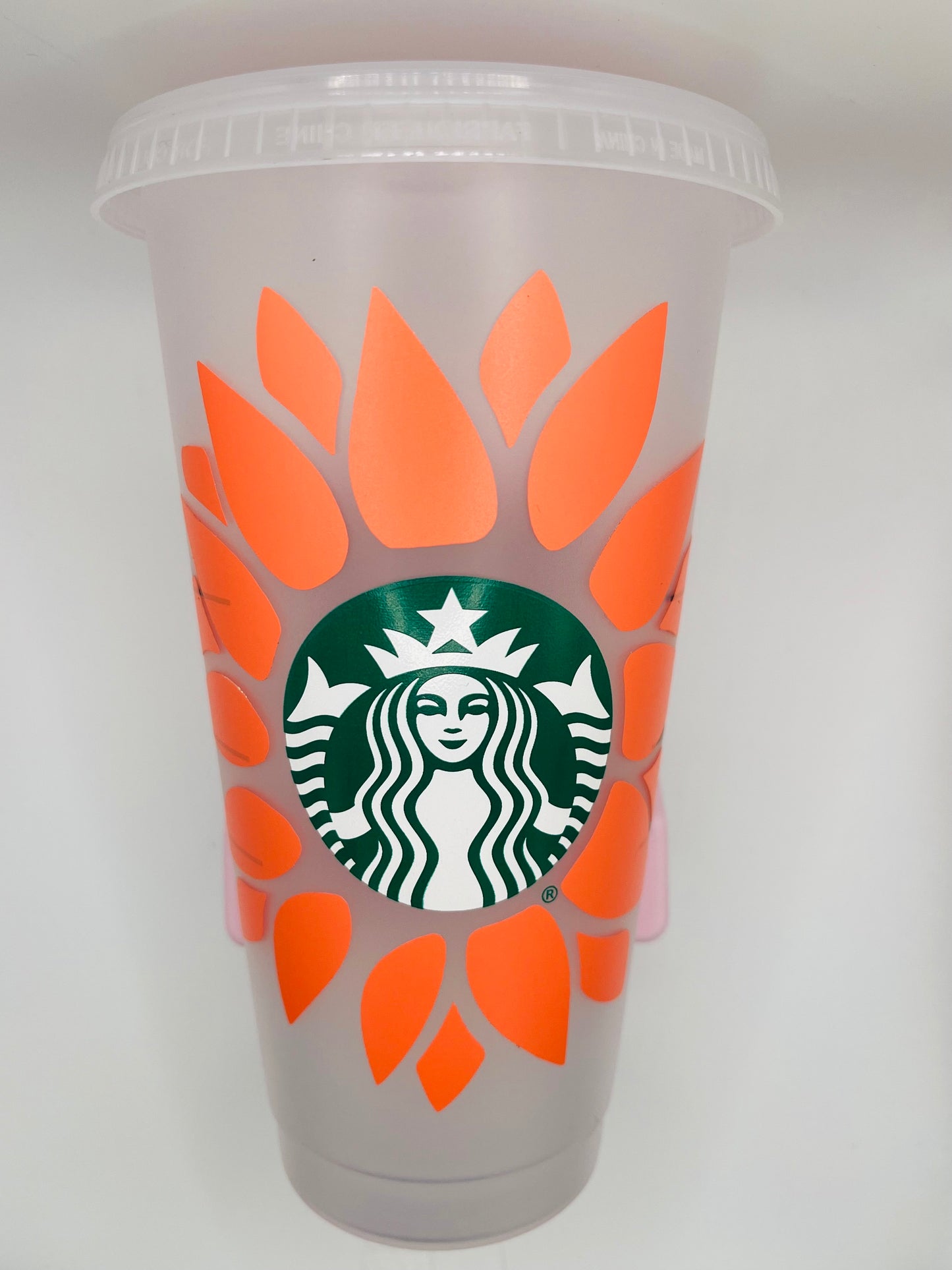 Pink Sunflower Starbucks cup