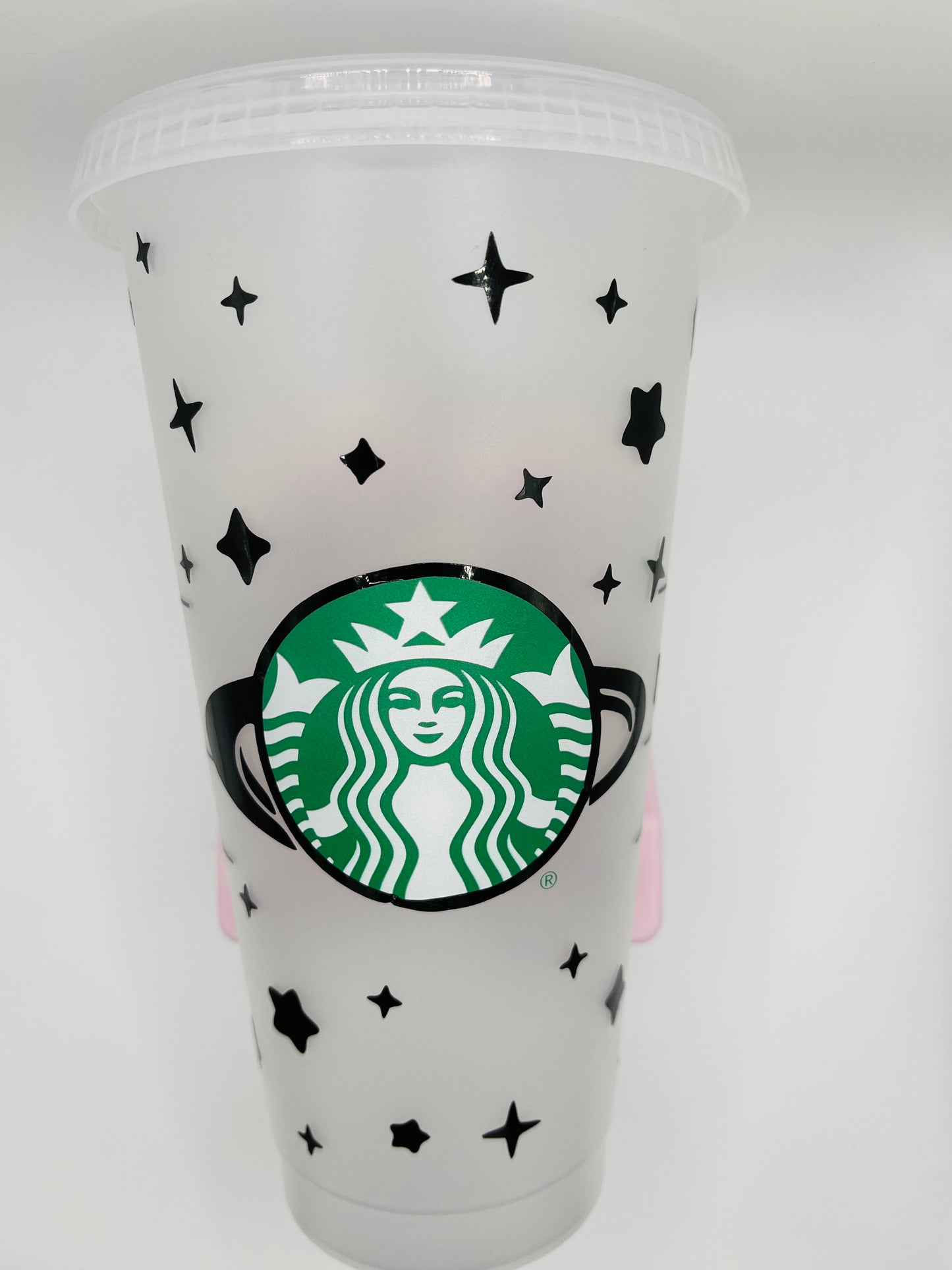 Space and stars Starbucks cup