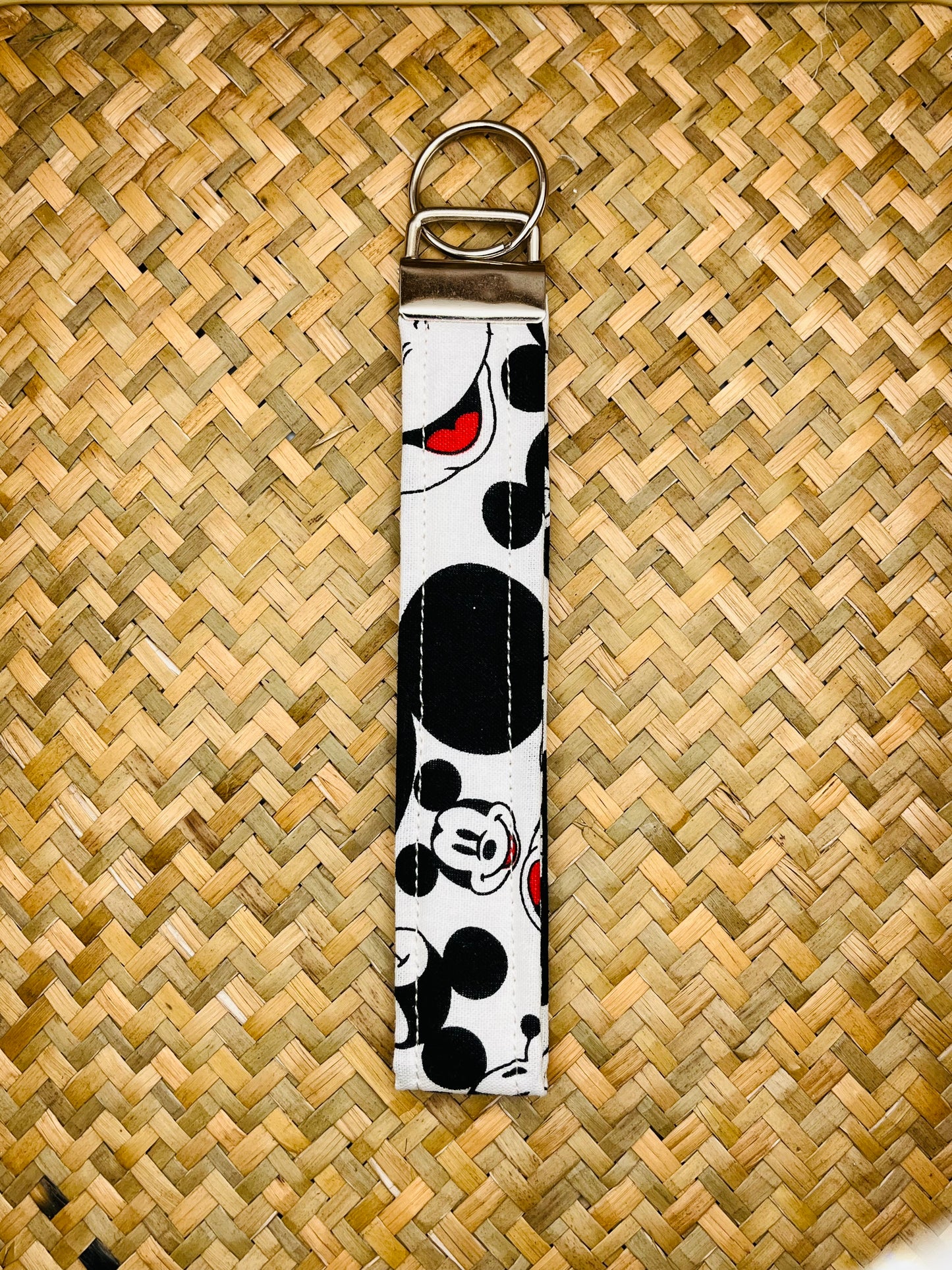 Micky Mouse Faces Handmade Key Wristlet key Accessory