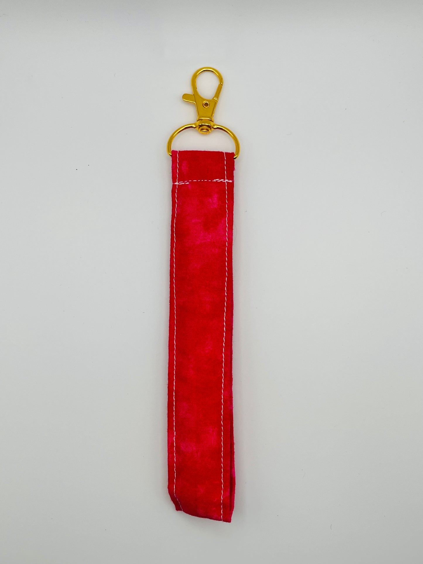 Pink Handmade Key Wristlet key Accessory