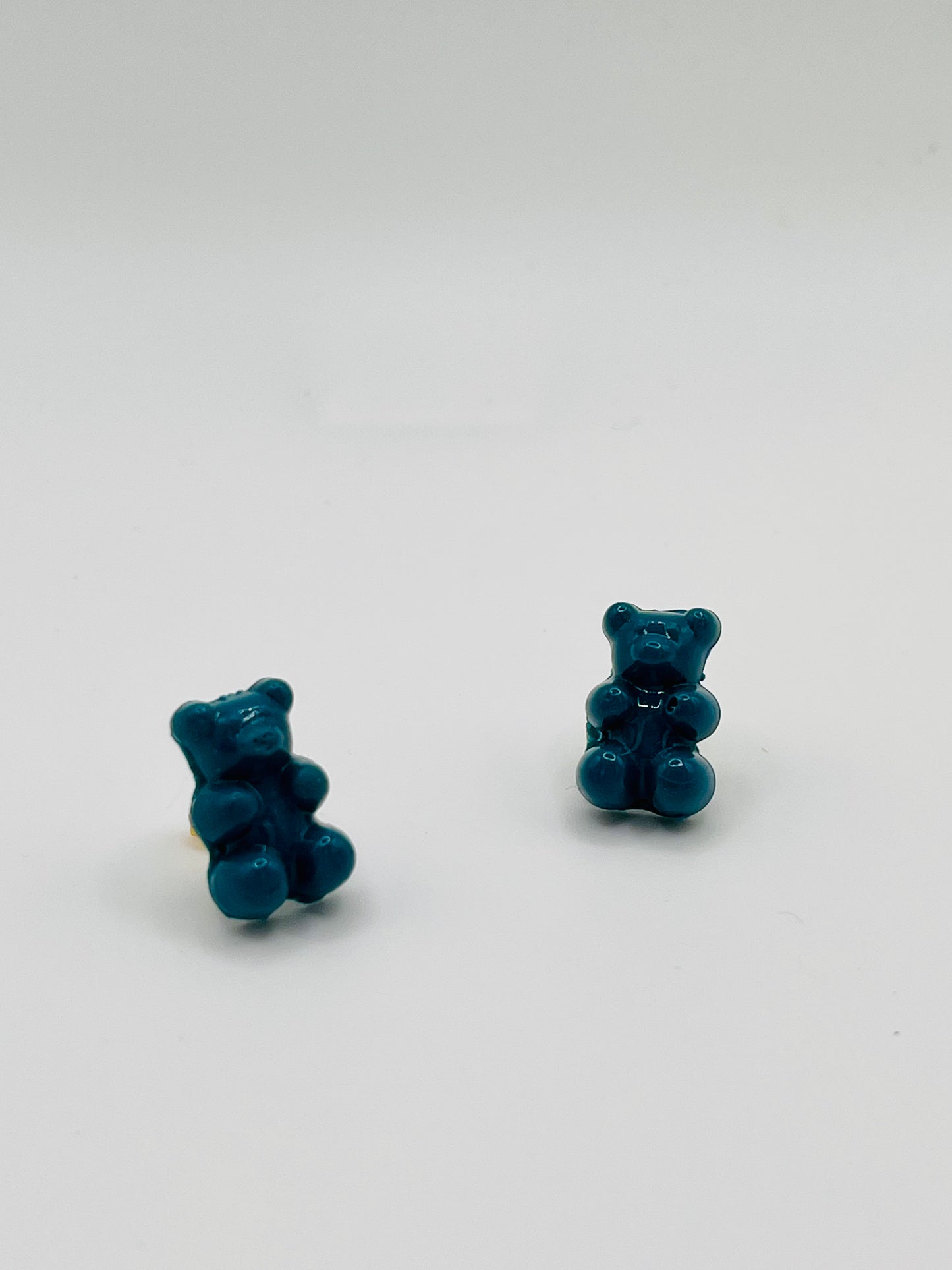 Cool Blue Gummy Bear Resin earrings