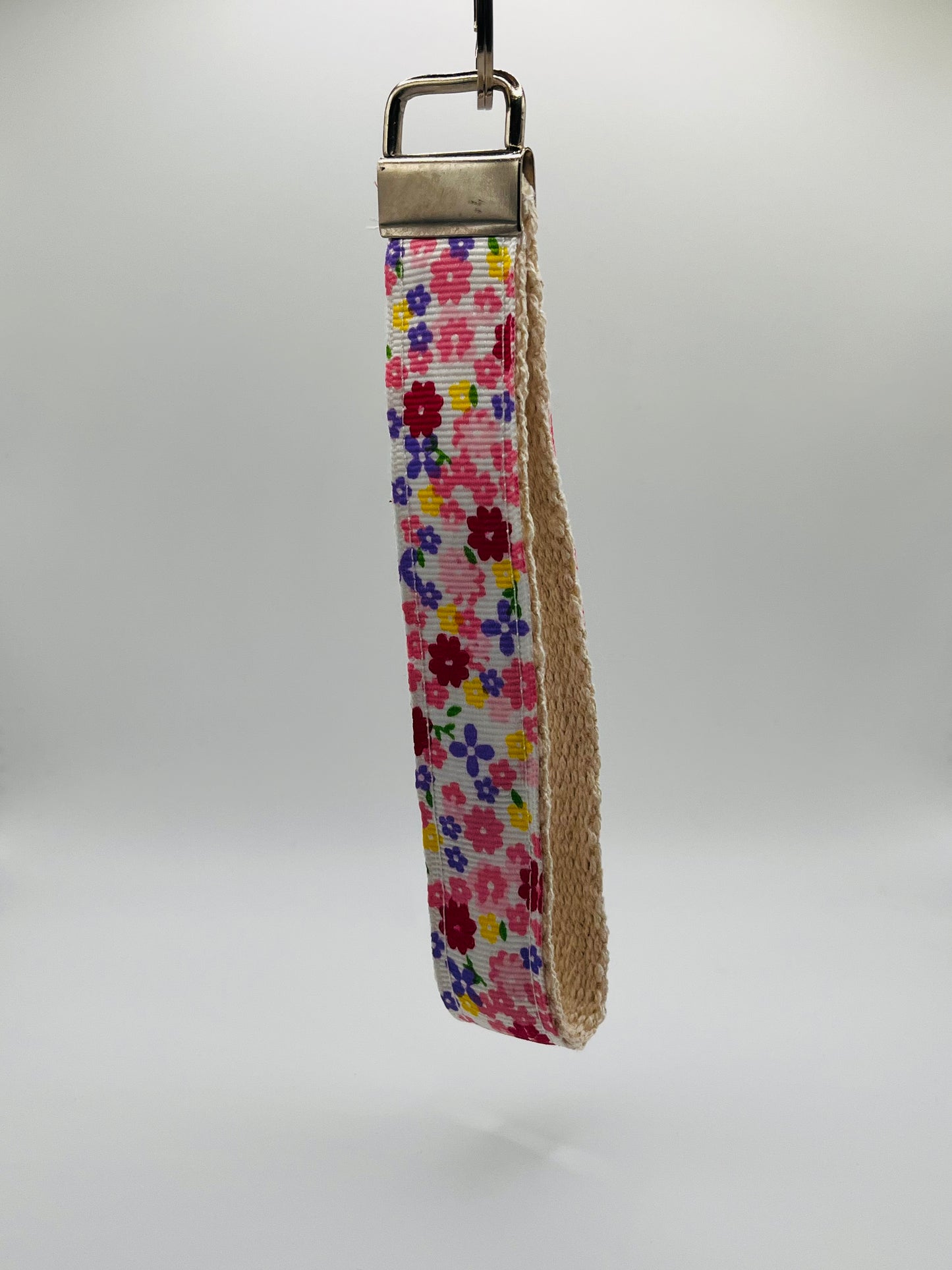 Floral Ribbon Handmade Key Wristlet key Accessory