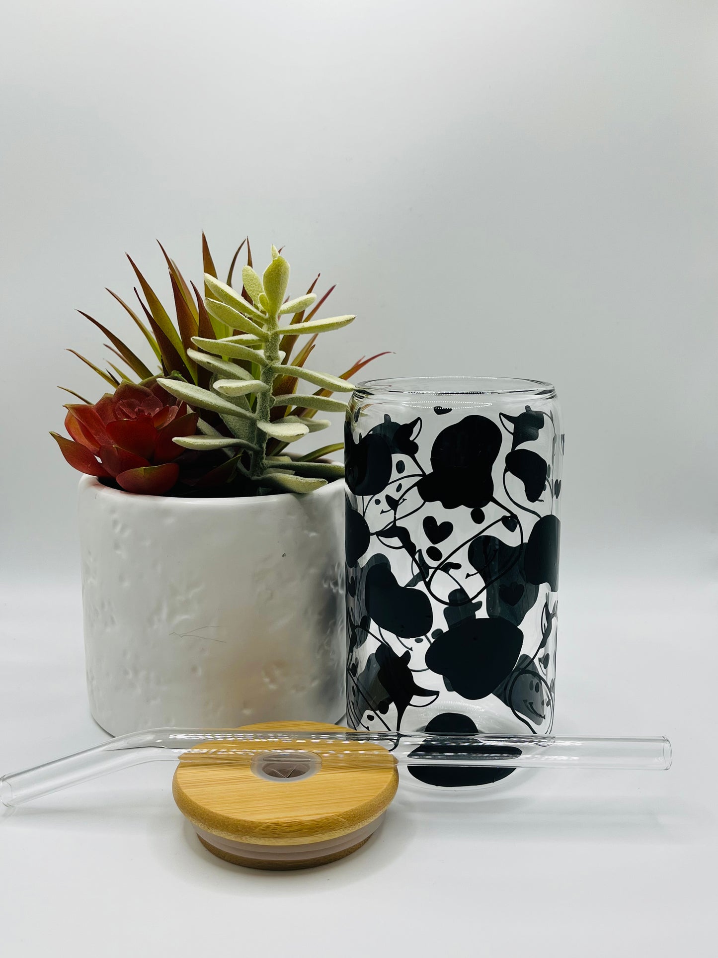 Cow Iced Coffee Cup