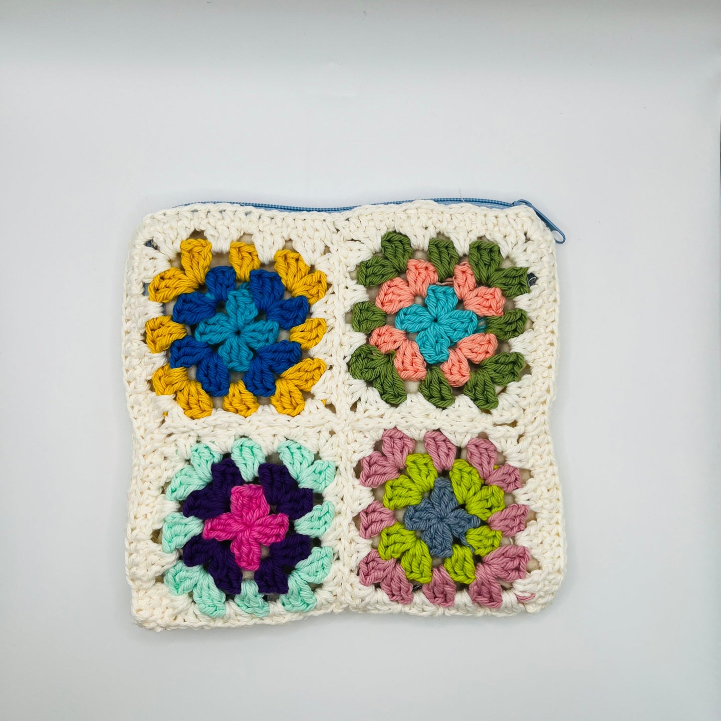 Crochet Granny Square Pouch