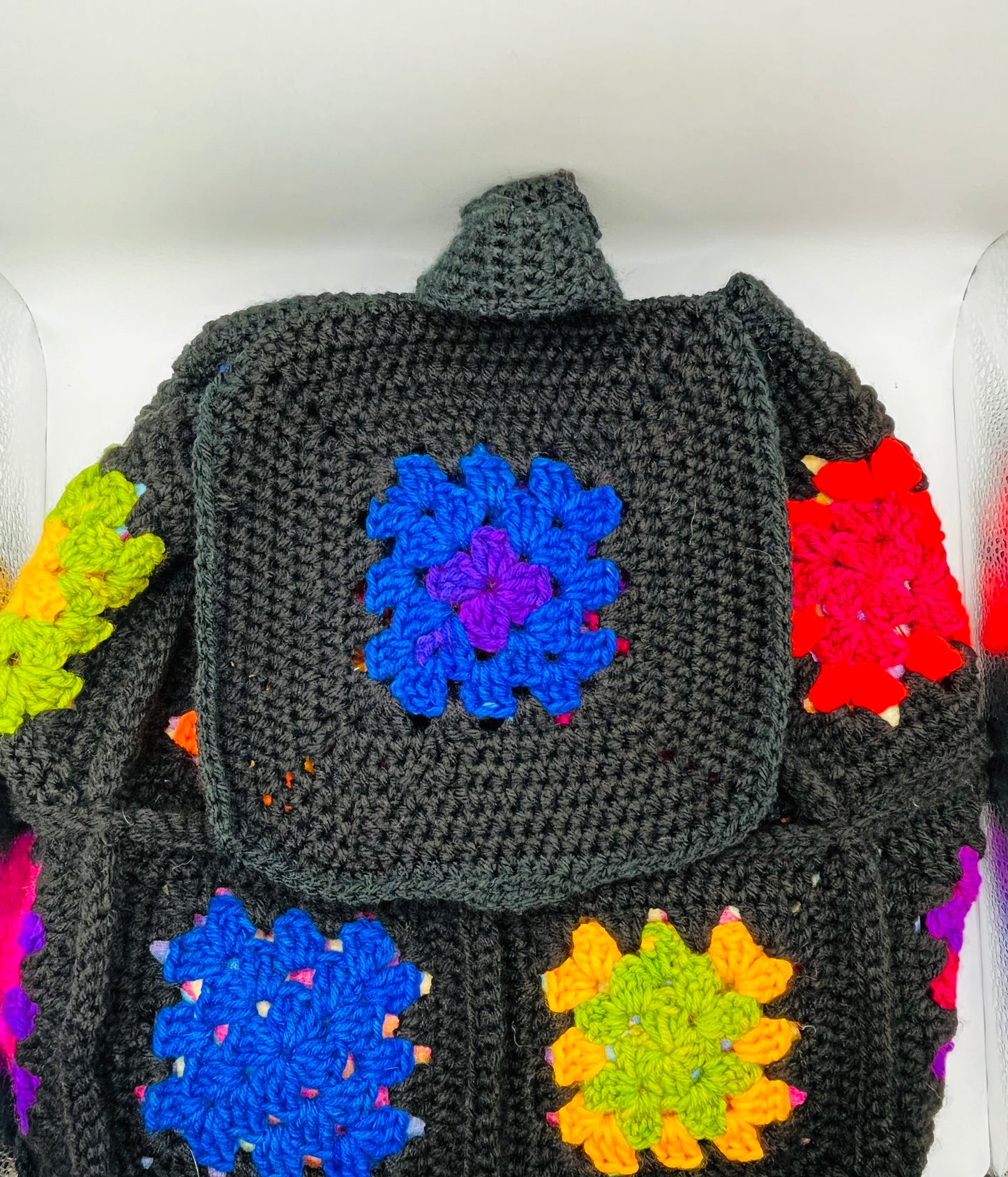 Crochet Granny Square Backpack