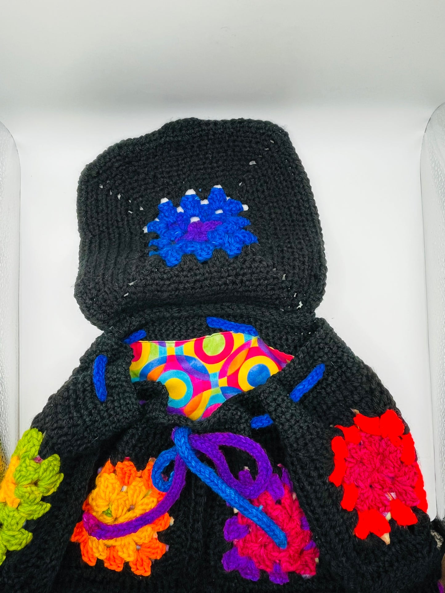 Crochet Granny Square Backpack
