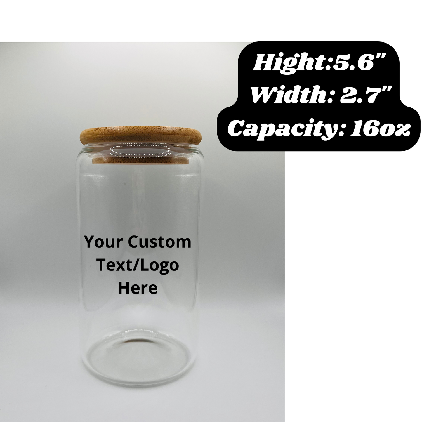 Custom Ice Coffee Glass