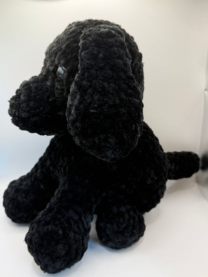 Crochet Black Lab Dog