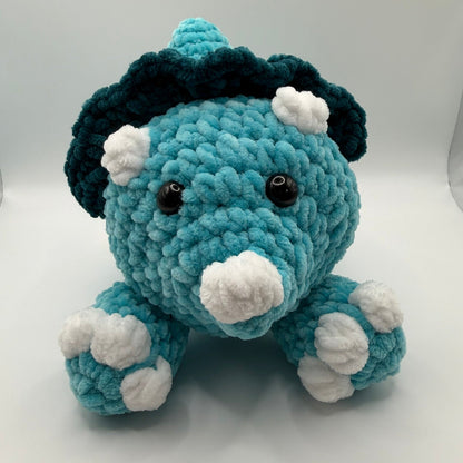 Crochet Splooting Triceratops
