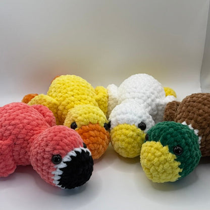 Crochet Laying Birds