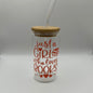 Just a girl who loves books Ice Coffee Glass Cup