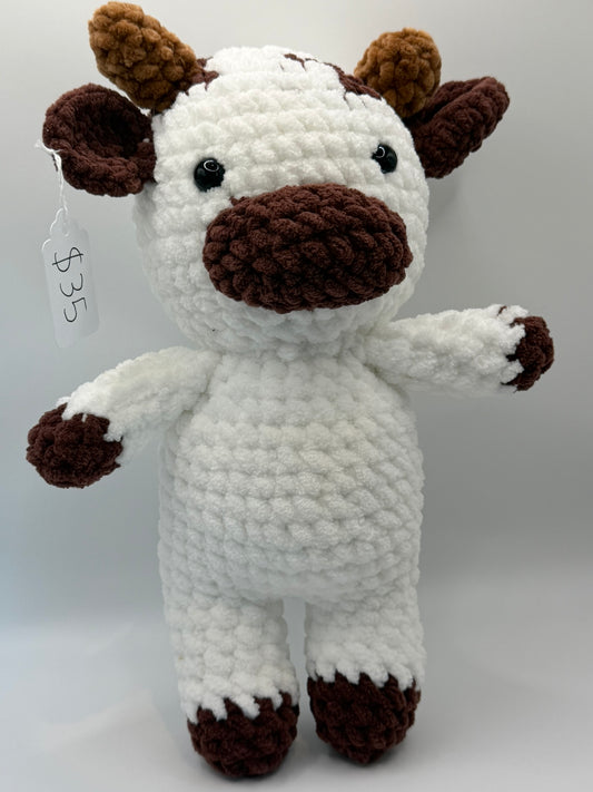 Crochet Brown Cow