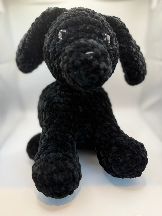 Crochet Black Lab Dog