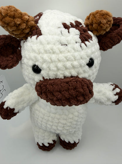 Crochet Brown Cow