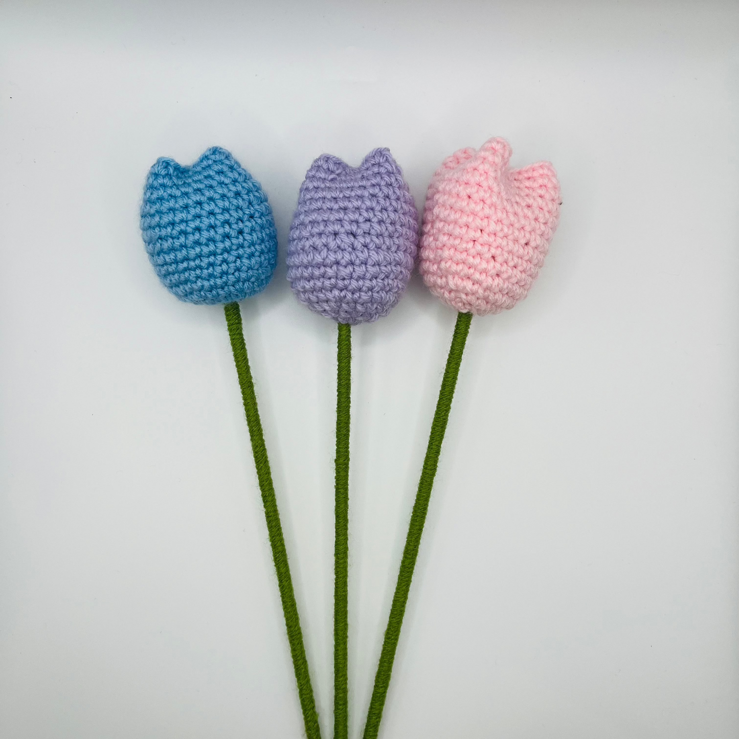 🌷 Handmade Crochet Tulip Flowers 🌷