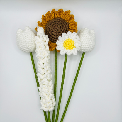 💜 Handmade Crochet Lavender Flowers 💜