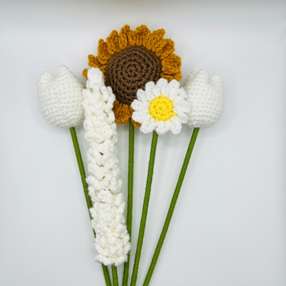 🌷 Handmade Crochet Tulip Flowers 🌷