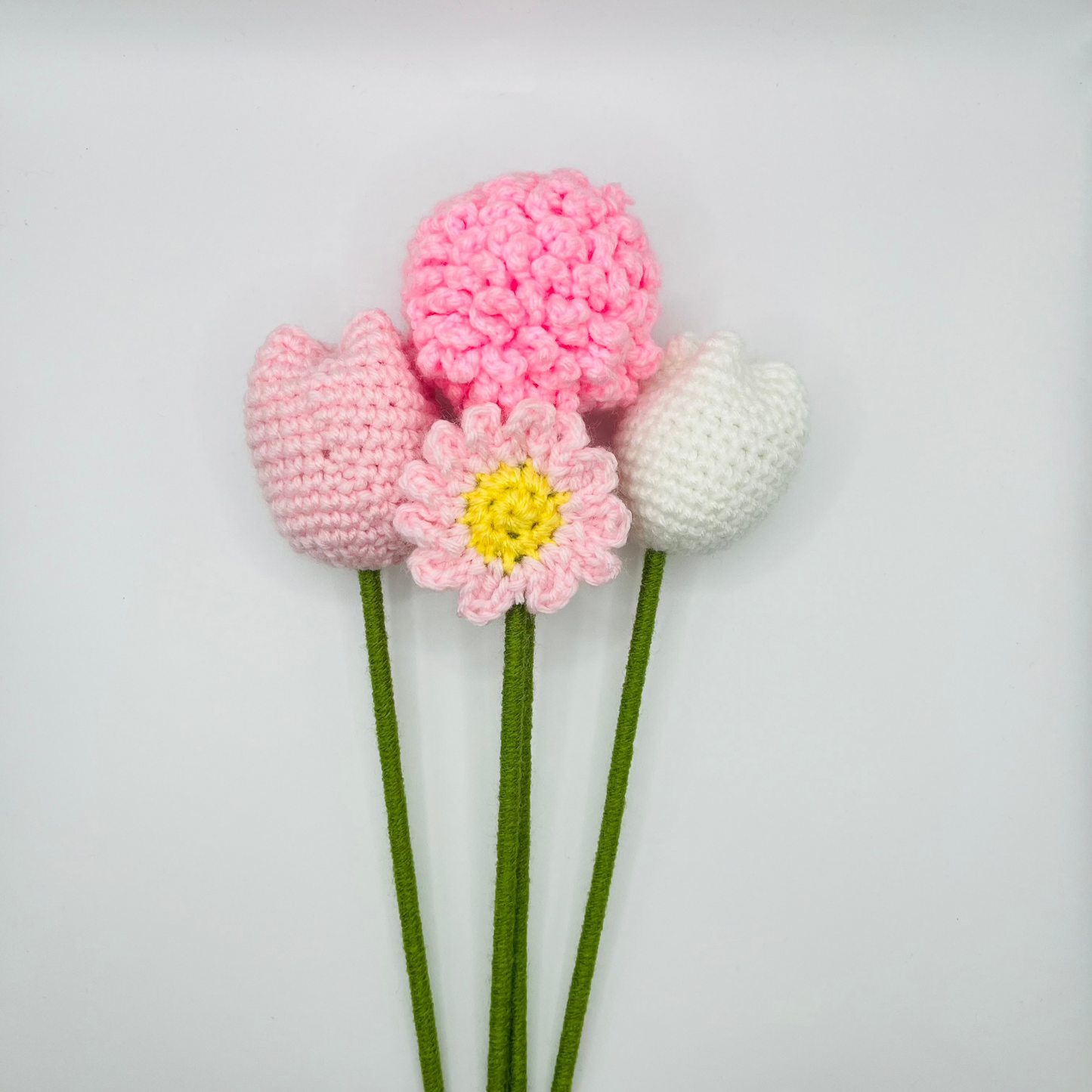 🌷 Handmade Crochet Tulip Flowers 🌷