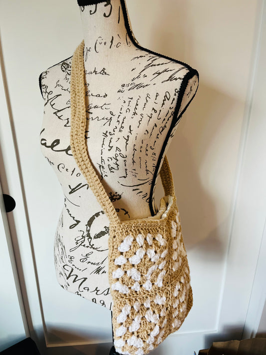 Crochet Basic Tan Tote