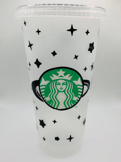 Space and stars Starbucks cup