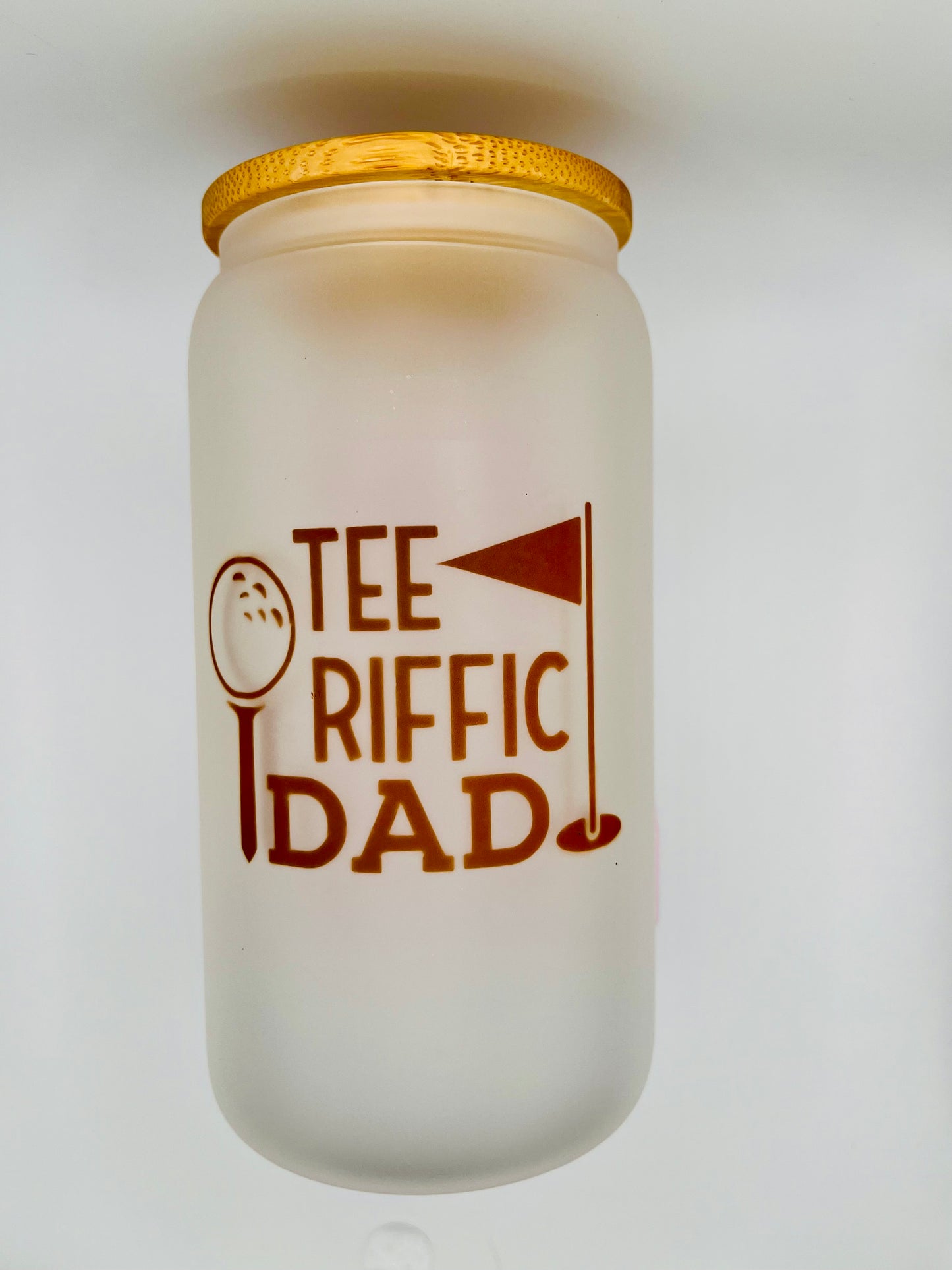 Tee Riffic Dad Frosted Coffee Glass