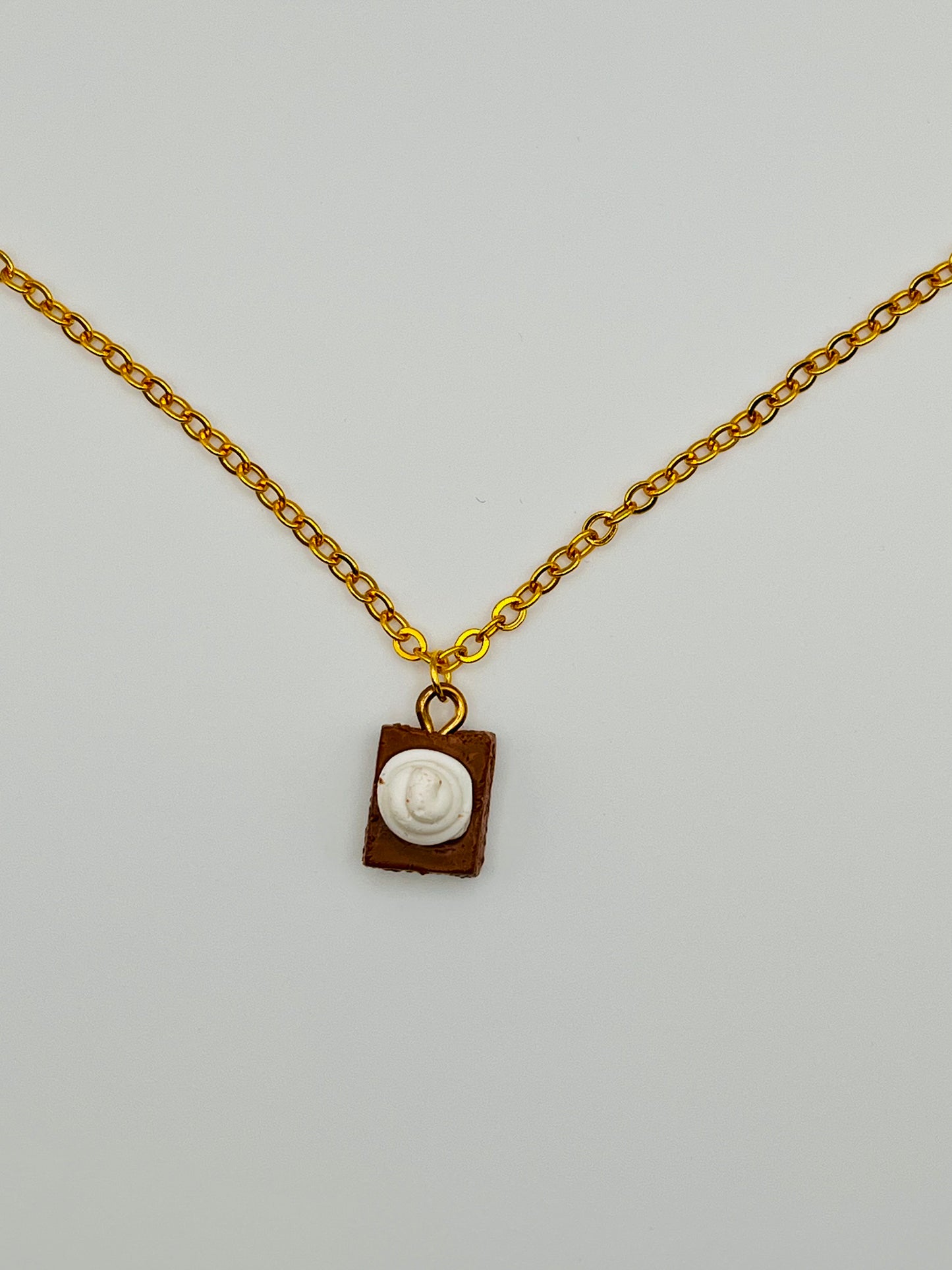 Brownie Clay Necklace