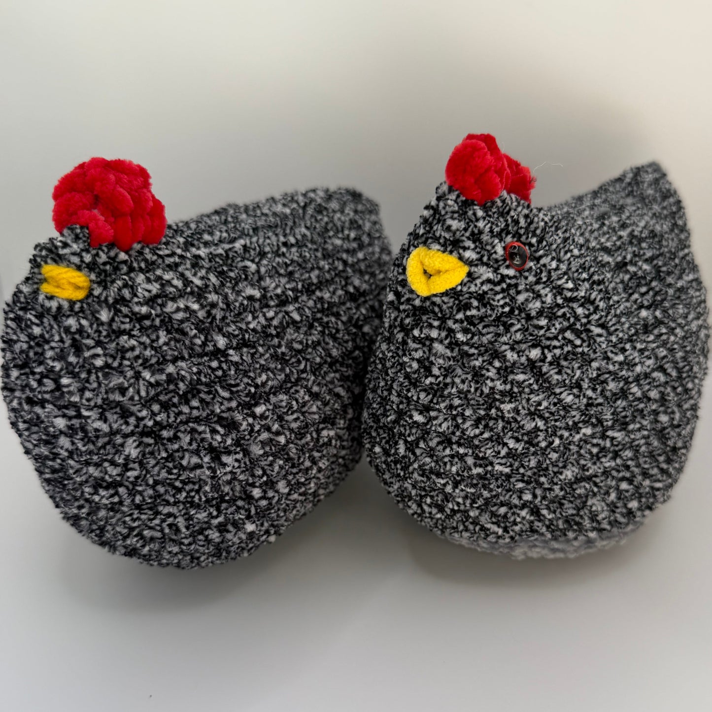 Handmade Plush Hen – Soft Crochet Farm Friend