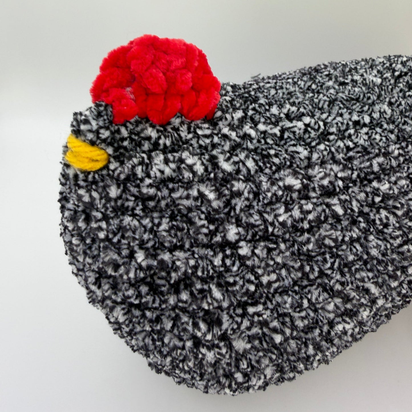Handmade Plush Hen – Soft Crochet Farm Friend