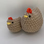 Handmade Plush Hen – Soft Crochet Farm Friend