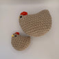 Handmade Plush Hen – Soft Crochet Farm Friend