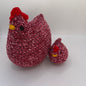 Handmade Plush Hen – Soft Crochet Farm Friend