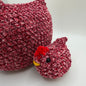Handmade Plush Hen – Soft Crochet Farm Friend