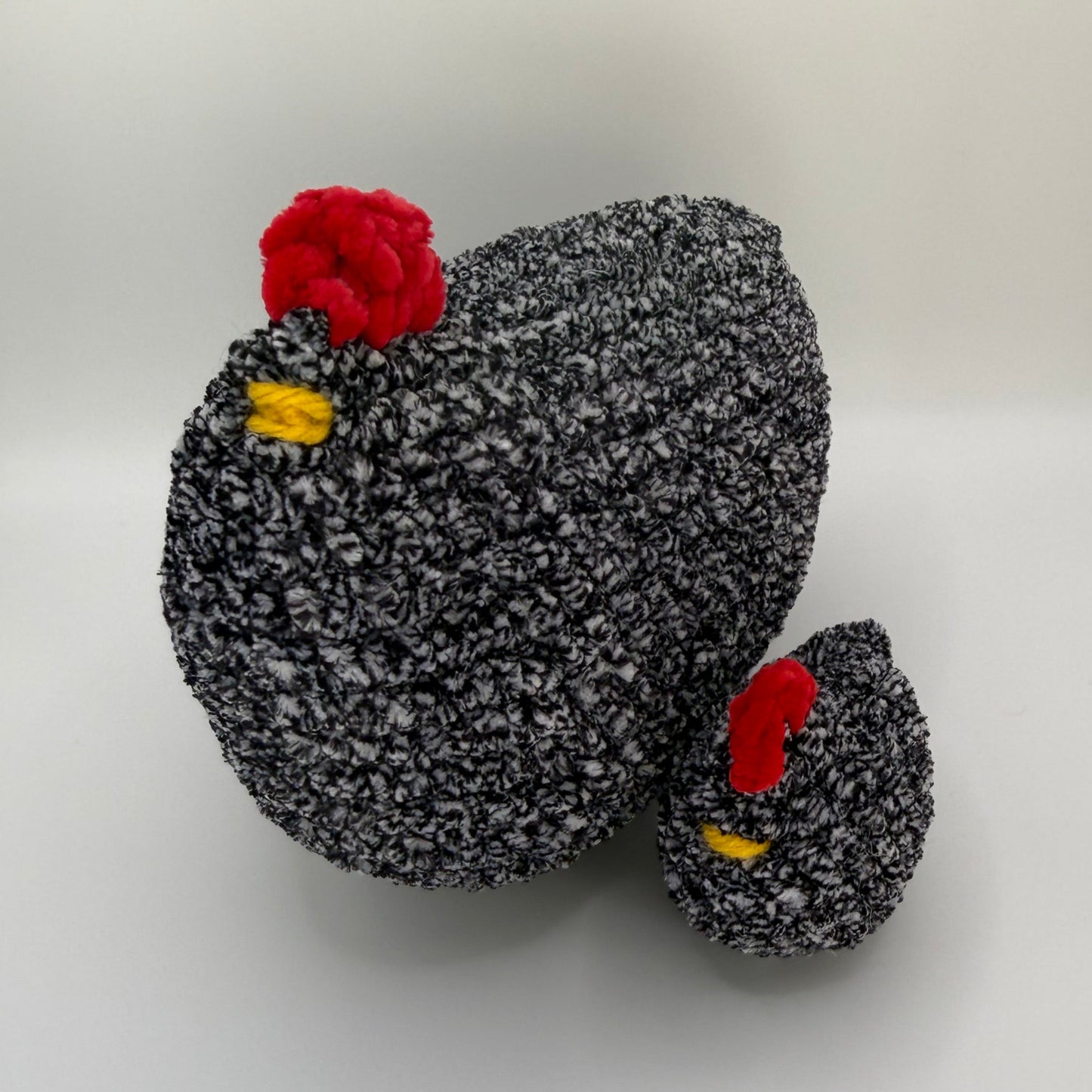 Handmade Plush Hen – Soft Crochet Farm Friend