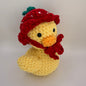 Crochet Duck with Interchangeable Fruit Themed Hats
