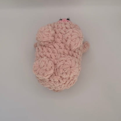 Crochet Pink Box Pig
