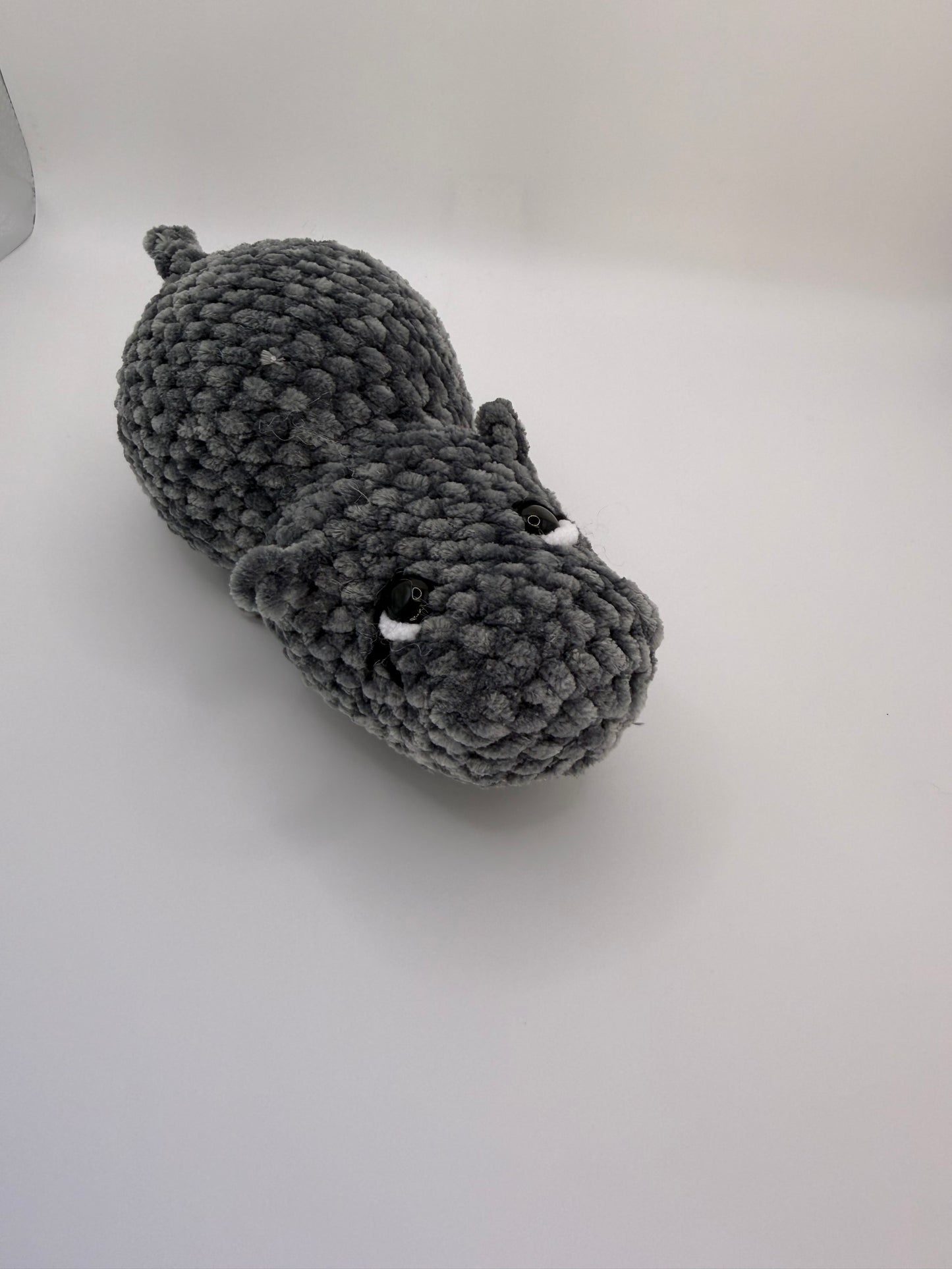 Crochet Grey Hippopotanus