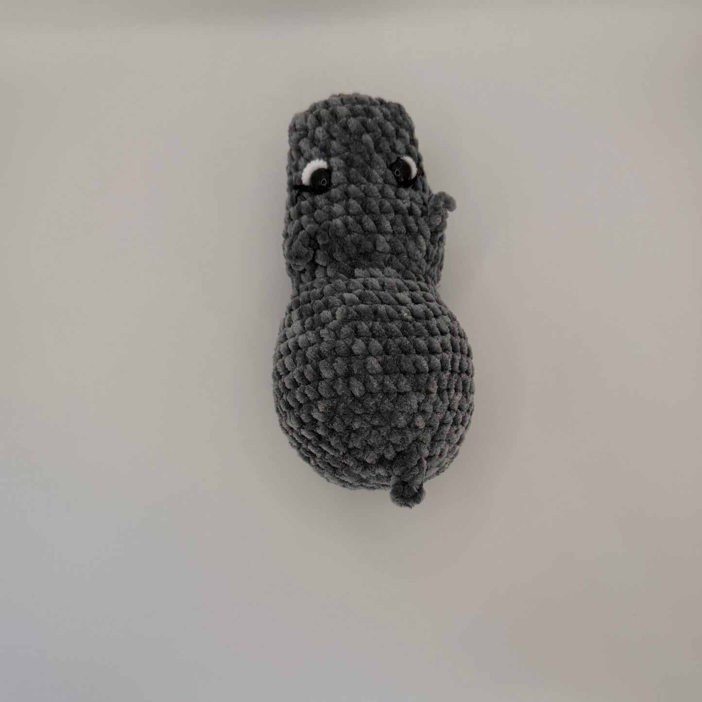 Crochet Grey Hippopotanus