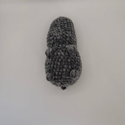 Crochet Grey Hippopotanus