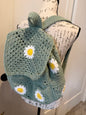 Crochet Daisy Backpack