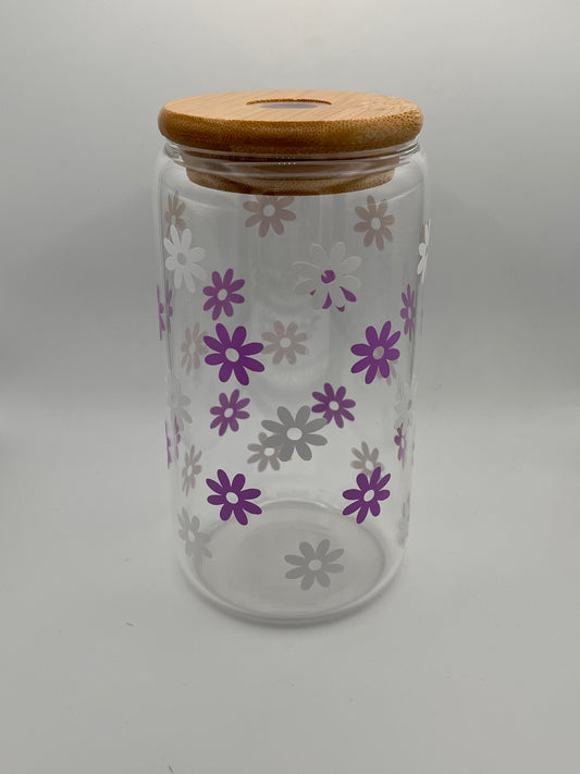 Floral Iced Coffee Cup