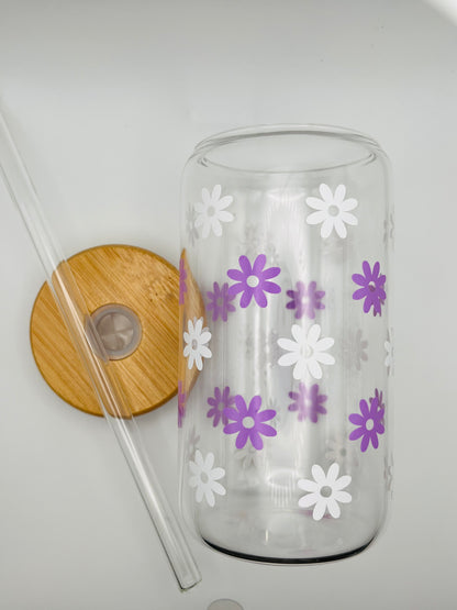 Floral Iced Coffee Cup