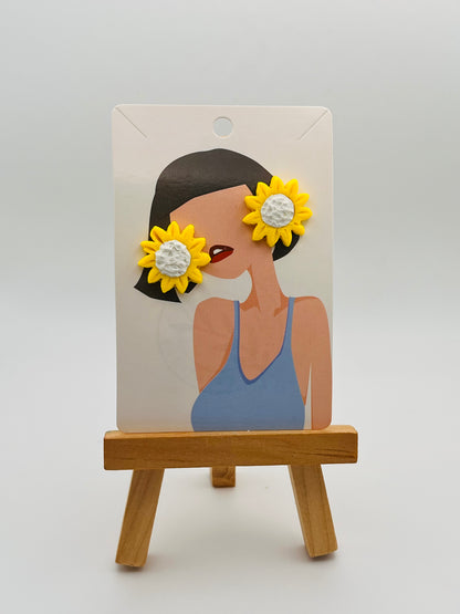 Daisy Clay Earrings