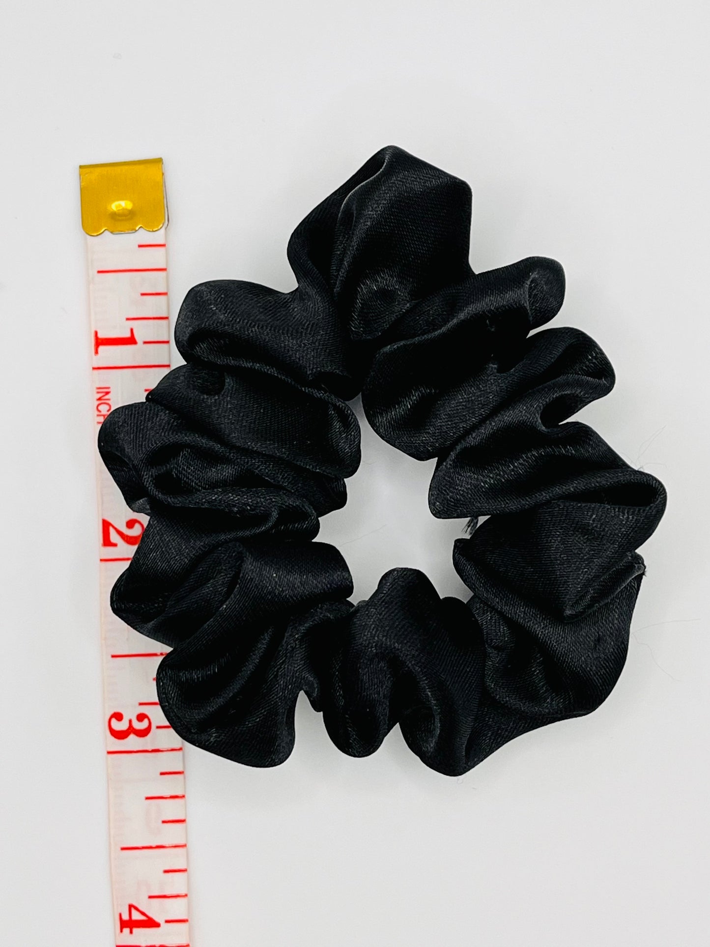 Black Polyester Scrunchies